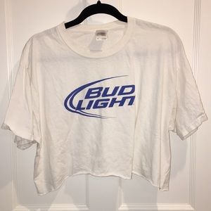 vintage bud light crop too t shirt
